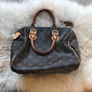 Louis Vuitton Speedy 25, Brown Monogram Purse